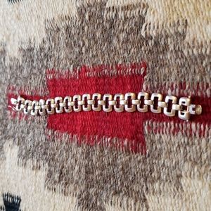 Sterling Silver Rectangle Link Bracelet